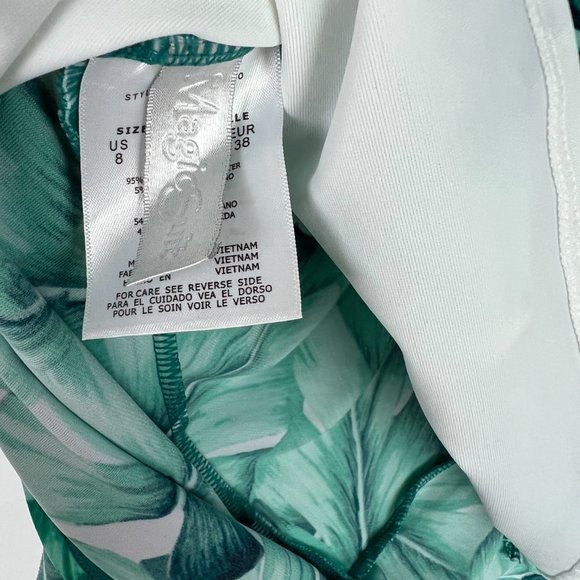 Magicsuit Lanai Rita Top Tankini Top Leaf Print Tropical Size 8 EUC - Picture 13 of 14